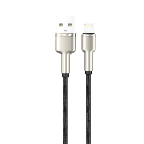 کابل بافته شده USB-A به لایتنینگ گرین لاین