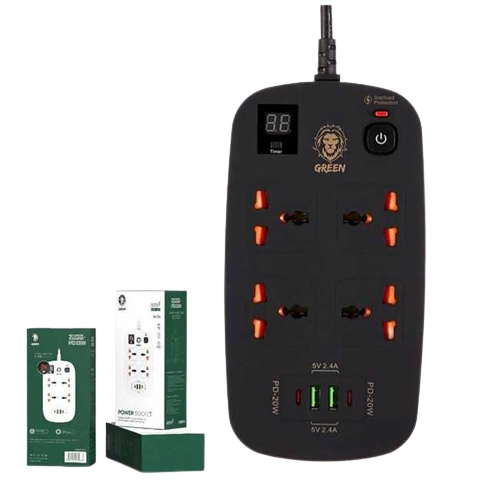 power socket 3500w پاور سوکت و محافظ برق گرین لاین