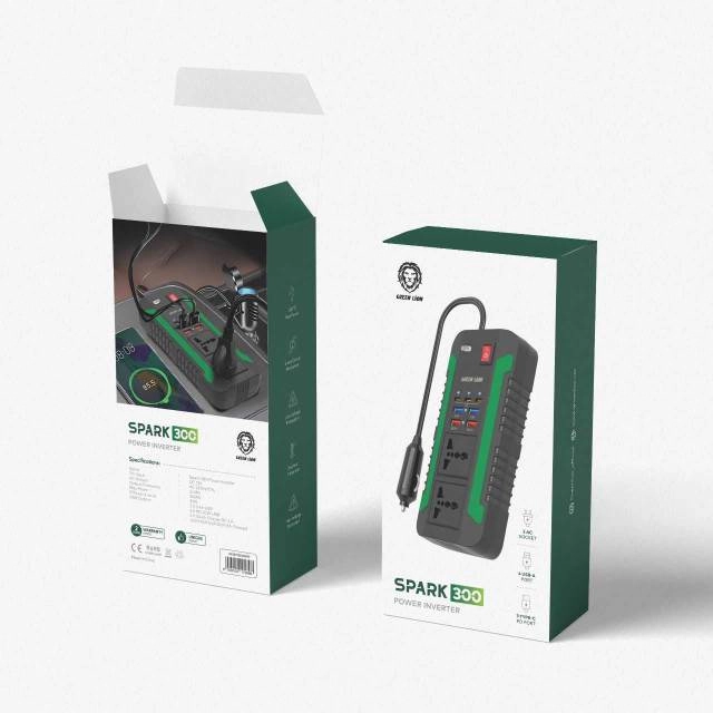 اینورتر خودرو و چند راهی گرین لاین 300w
